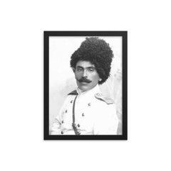 Giorgi Mazniashvili framed print on a plain backdrop in size 12"x16".