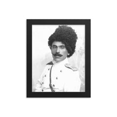 Giorgi Mazniashvili framed print on a plain backdrop in size 8"x10".