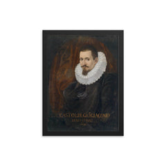 Giovanni Giacomo Gastoldi framed print on a plain backdrop in size 12"x16".