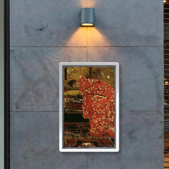 Girl in a Red Kimono by George Hendrik Breitner, 1893-95 poster 2