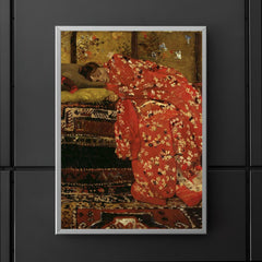 Girl in a Red Kimono by George Hendrik Breitner, 1893-95 poster 5
