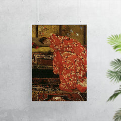 Girl in a Red Kimono by George Hendrik Breitner, 1893-95 poster 7