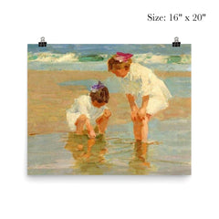 Girls Playing in Surf by Edward Henry Potthast poster 2
