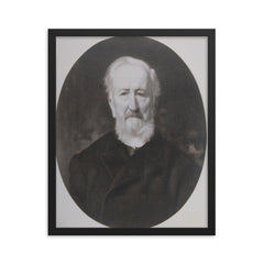 Giuseppe Poggi framed print on a plain backdrop in size 16"x20".