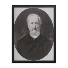 Giuseppe Poggi framed print on a plain backdrop in size 18"x24".