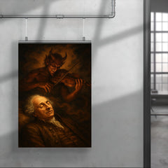 Giuseppe Tartini dreaming the Devil's Trill poster 4