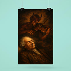 Giuseppe Tartini dreaming the Devil's Trill poster 6
