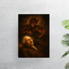 Giuseppe Tartini dreaming the Devil's Trill poster 7