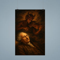 Giuseppe Tartini dreaming the Devil's Trill poster 9