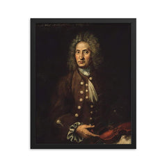 Giuseppe Torelli framed print on a plain backdrop in size 16"x20".