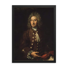 Giuseppe Torelli framed print on a plain backdrop in size 18"x24".