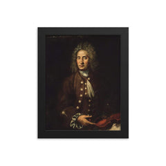 Giuseppe Torelli framed print on a plain backdrop in size 8"x10".