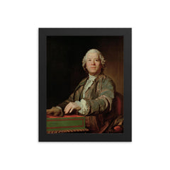 Gluck framed print on a plain backdrop in size 8"x10".