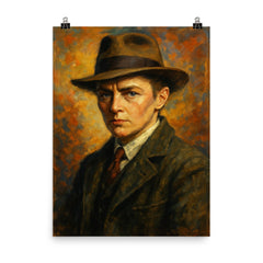 Gluck poster on a plain backdrop in size 8"x10".