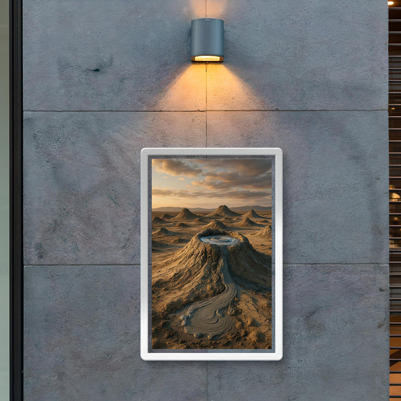 Gobustan Mud Volcanoes Azerbaijan poster 2