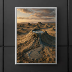 Gobustan Mud Volcanoes Azerbaijan poster 5