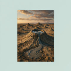 Gobustan Mud Volcanoes Azerbaijan poster 8