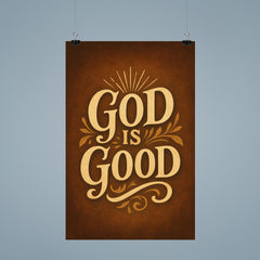 God is good poster 9