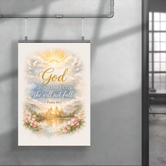 God is within her she will not fall Psalm 465 poster 4