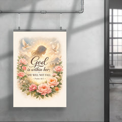God is within her she will not fall Psalm 465 poster 4