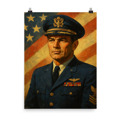 Godfrey McHugh poster on a plain backdrop in size 8"x10".