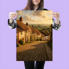 Gold Hill Shaftesbury England poster 3