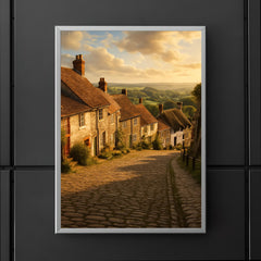 Gold Hill Shaftesbury England poster 5