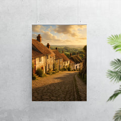 Gold Hill Shaftesbury England poster 7