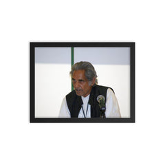 Gopaldas Neeraj framed print on a plain backdrop in size 12"x16".