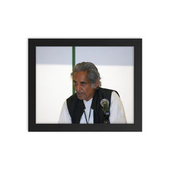 Gopaldas Neeraj framed print on a plain backdrop in size 8"x10".