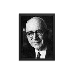 Gordon Allport framed print on a plain backdrop in size 12"x16".