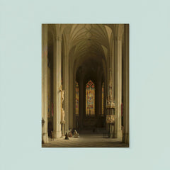 Gothic Church Interior by Max Emanuel Ainmiller, 1844 poster 8