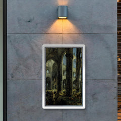 Gothic Church Ruins by Carl Blechen, 1826 poster 2