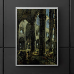 Gothic Church Ruins by Carl Blechen, 1826 poster 5