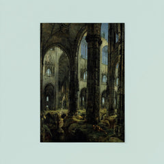 Gothic Church Ruins by Carl Blechen, 1826 poster 8