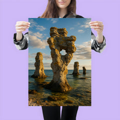 Gotland Sea Stacks Rauks Sweden poster 3