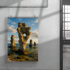 Gotland Sea Stacks Rauks Sweden poster 4