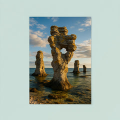 Gotland Sea Stacks Rauks Sweden poster 8