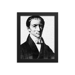 Gottfried Reinhold Treviranus framed print on a plain backdrop in size 8"x10".