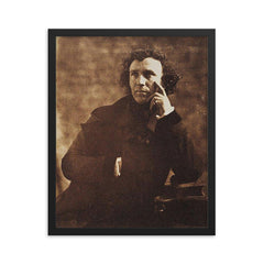 Gourlay Steell framed print on a plain backdrop in size 16"x20".