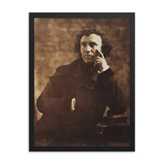 Gourlay Steell framed print on a plain backdrop in size 18"x24".
