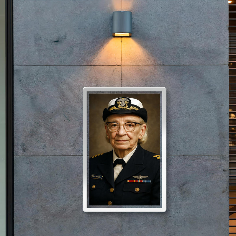 Grace Hopper portrait poster 2