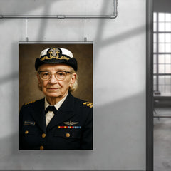 Grace Hopper portrait poster 4