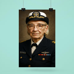 Grace Hopper portrait poster 6