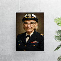 Grace Hopper portrait poster 7
