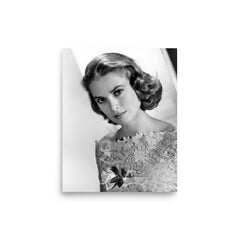 Grace Kelly poster on a plain backdrop in size 8"x10".