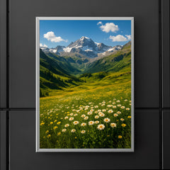 Gran Paradiso Alpine Meadows Italy poster 5