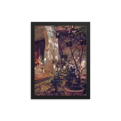Granada by John Singer Sargent, 1912 framed print on a plain backdrop in size 12"x16".