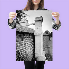 Graves of a Catholic Woman and Her Protestant Husband in Het Oude Kerkhof, Roermond, Netherlands, 1888 poster 3