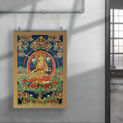 Green Tara - Khadiravani - Tibetan Thangka - Buddhist Meditation poster 4